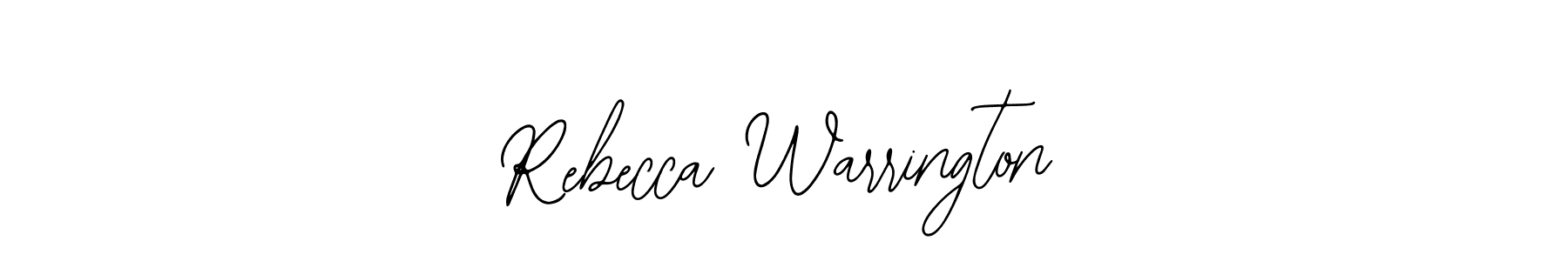 It looks lik you need a new signature style for name Rebecca Warrington. Design unique handwritten (Bearetta-2O07w) signature with our free signature maker in just a few clicks. Rebecca Warrington signature style 12 images and pictures png