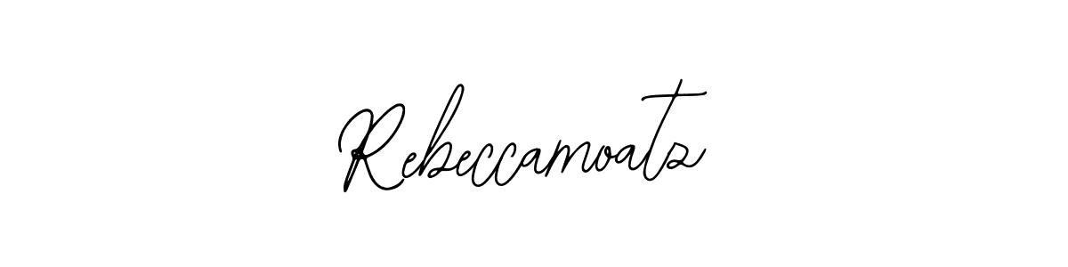 Use a signature maker to create a handwritten signature online. With this signature software, you can design (Bearetta-2O07w) your own signature for name Rebeccamoatz. Rebeccamoatz signature style 12 images and pictures png