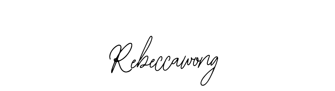 Rebeccawong stylish signature style. Best Handwritten Sign (Bearetta-2O07w) for my name. Handwritten Signature Collection Ideas for my name Rebeccawong. Rebeccawong signature style 12 images and pictures png