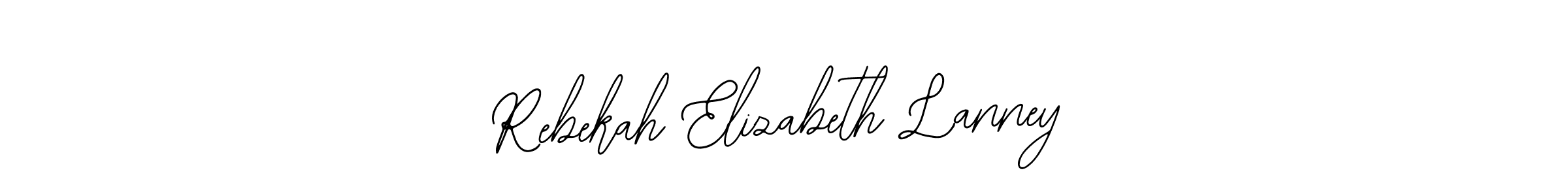 You can use this online signature creator to create a handwritten signature for the name Rebekah Elizabeth Lanney. This is the best online autograph maker. Rebekah Elizabeth Lanney signature style 12 images and pictures png
