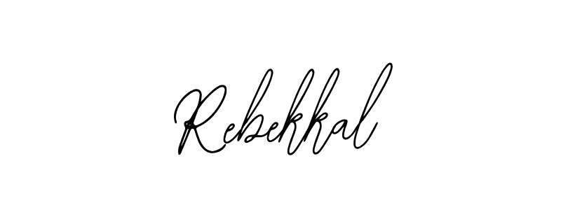 How to make Rebekkal signature? Bearetta-2O07w is a professional autograph style. Create handwritten signature for Rebekkal name. Rebekkal signature style 12 images and pictures png