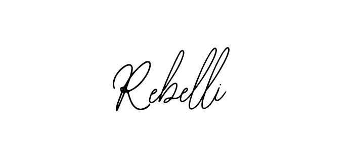if you are searching for the best signature style for your name Rebelli. so please give up your signature search. here we have designed multiple signature styles  using Bearetta-2O07w. Rebelli signature style 12 images and pictures png