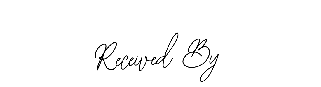 Design your own signature with our free online signature maker. With this signature software, you can create a handwritten (Bearetta-2O07w) signature for name Received By. Received By signature style 12 images and pictures png