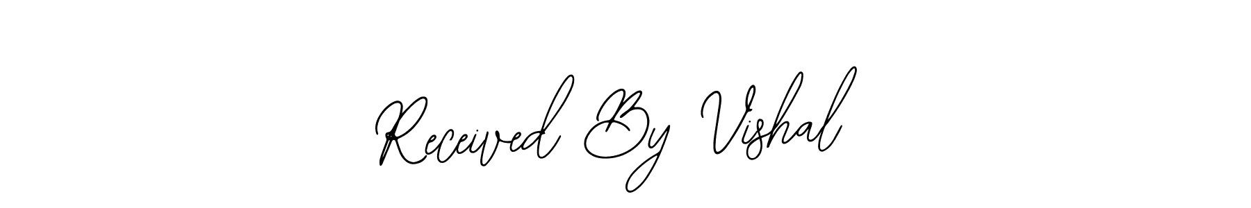 How to make Received By Vishal signature? Bearetta-2O07w is a professional autograph style. Create handwritten signature for Received By Vishal name. Received By Vishal signature style 12 images and pictures png