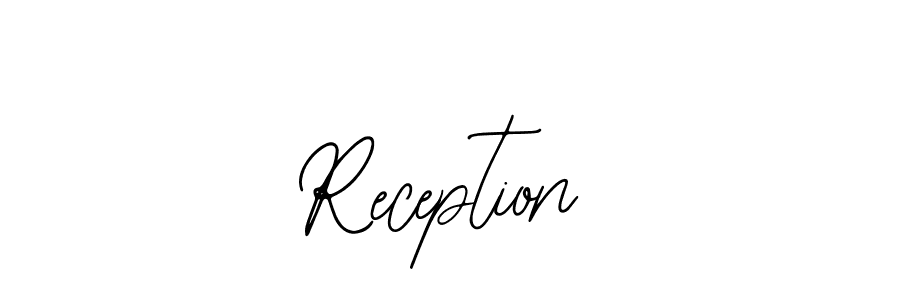 How to make Reception signature? Bearetta-2O07w is a professional autograph style. Create handwritten signature for Reception name. Reception signature style 12 images and pictures png