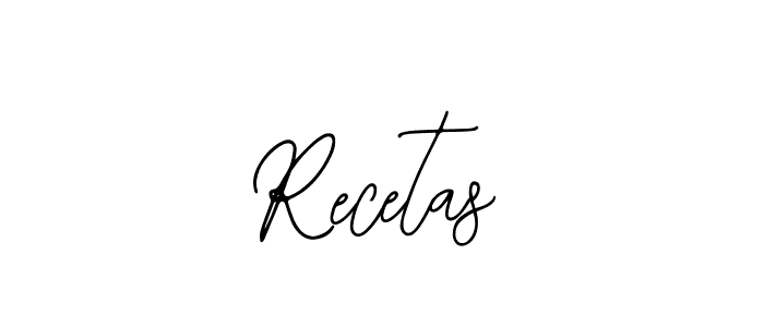 Make a beautiful signature design for name Recetas. With this signature (Bearetta-2O07w) style, you can create a handwritten signature for free. Recetas signature style 12 images and pictures png