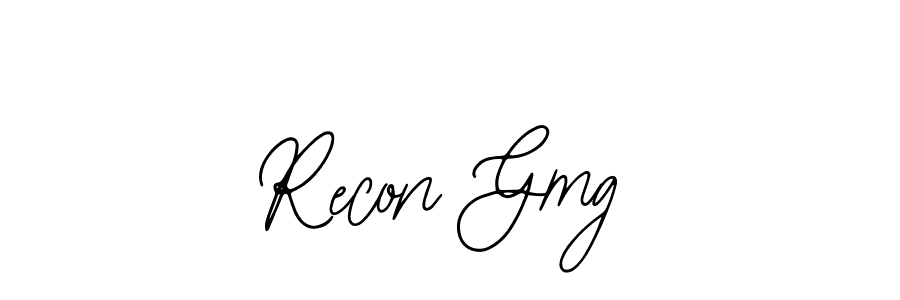 if you are searching for the best signature style for your name Recon Gmg. so please give up your signature search. here we have designed multiple signature styles  using Bearetta-2O07w. Recon Gmg signature style 12 images and pictures png