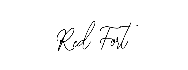 Use a signature maker to create a handwritten signature online. With this signature software, you can design (Bearetta-2O07w) your own signature for name Red Fort. Red Fort signature style 12 images and pictures png