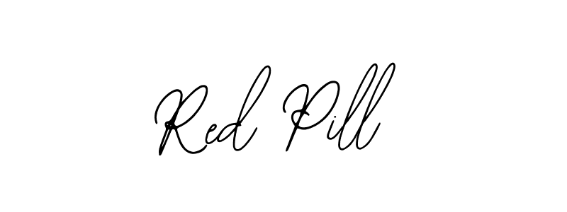 Use a signature maker to create a handwritten signature online. With this signature software, you can design (Bearetta-2O07w) your own signature for name Red Pill. Red Pill signature style 12 images and pictures png