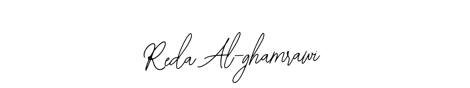 You should practise on your own different ways (Bearetta-2O07w) to write your name (Reda Al-ghamrawi) in signature. don't let someone else do it for you. Reda Al-ghamrawi signature style 12 images and pictures png