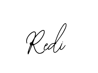 You should practise on your own different ways (Bearetta-2O07w) to write your name (Redi) in signature. don't let someone else do it for you. Redi signature style 12 images and pictures png