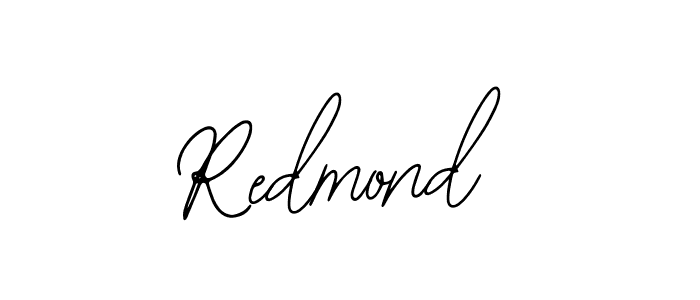 Use a signature maker to create a handwritten signature online. With this signature software, you can design (Bearetta-2O07w) your own signature for name Redmond. Redmond signature style 12 images and pictures png