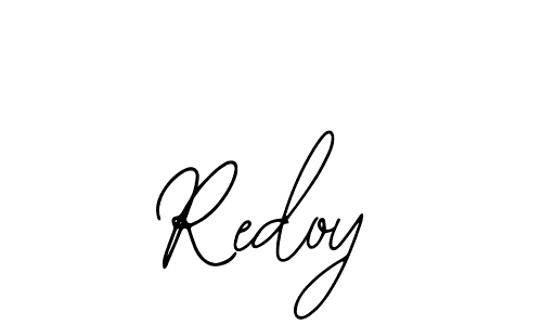 How to make Redoy name signature. Use Bearetta-2O07w style for creating short signs online. This is the latest handwritten sign. Redoy signature style 12 images and pictures png