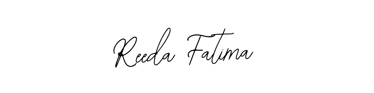 Use a signature maker to create a handwritten signature online. With this signature software, you can design (Bearetta-2O07w) your own signature for name Reeda Fatima. Reeda Fatima signature style 12 images and pictures png