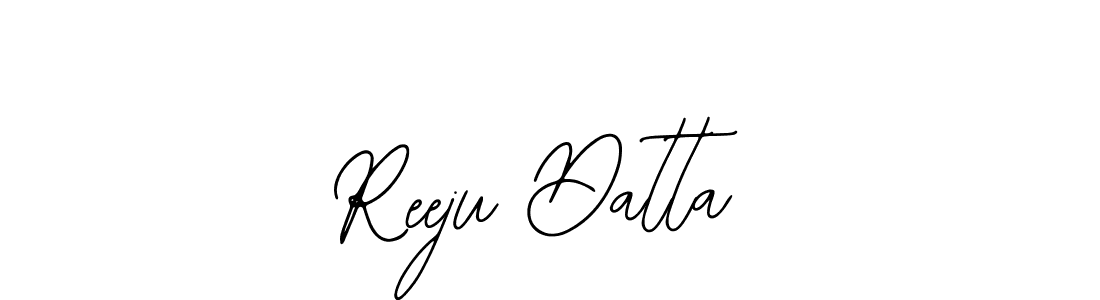 Use a signature maker to create a handwritten signature online. With this signature software, you can design (Bearetta-2O07w) your own signature for name Reeju Datta. Reeju Datta signature style 12 images and pictures png