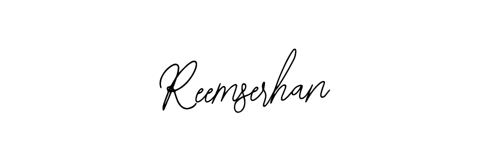 Create a beautiful signature design for name Reemserhan. With this signature (Bearetta-2O07w) fonts, you can make a handwritten signature for free. Reemserhan signature style 12 images and pictures png