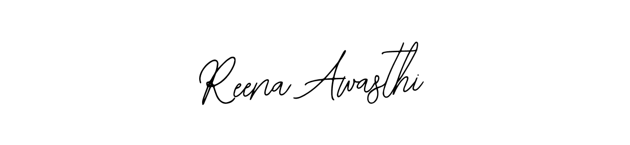 Create a beautiful signature design for name Reena Awasthi. With this signature (Bearetta-2O07w) fonts, you can make a handwritten signature for free. Reena Awasthi signature style 12 images and pictures png