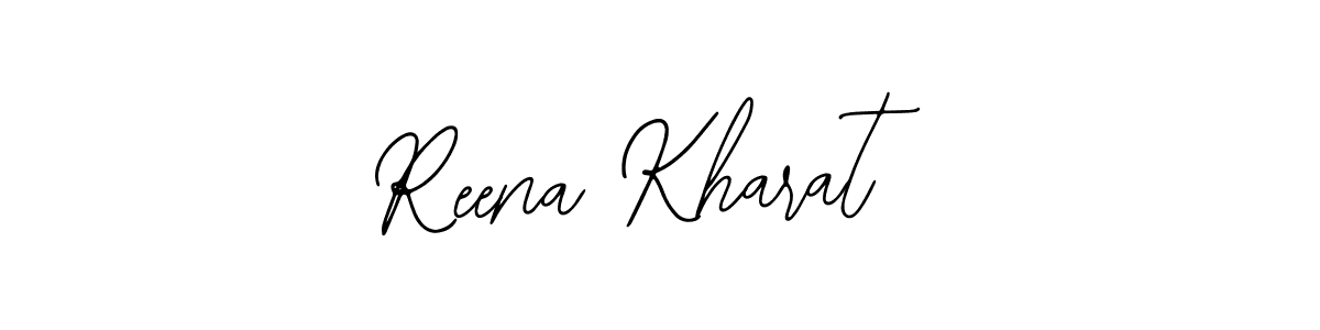 The best way (Bearetta-2O07w) to make a short signature is to pick only two or three words in your name. The name Reena Kharat include a total of six letters. For converting this name. Reena Kharat signature style 12 images and pictures png