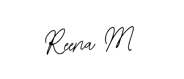 Make a beautiful signature design for name Reena M. With this signature (Bearetta-2O07w) style, you can create a handwritten signature for free. Reena M signature style 12 images and pictures png