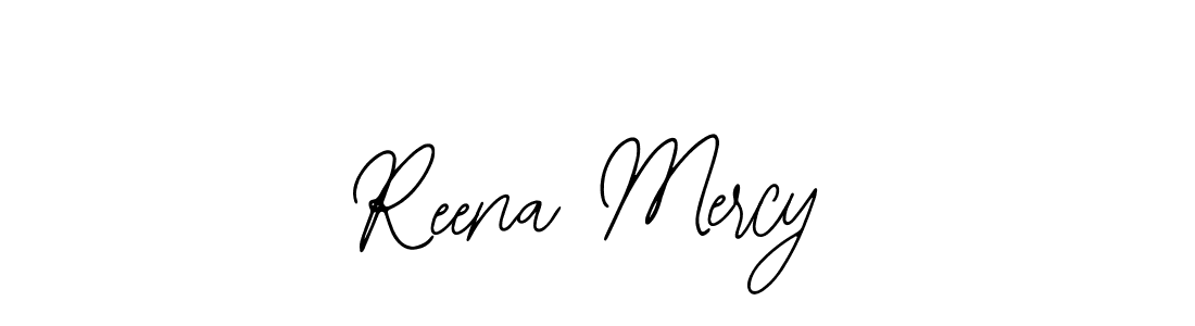 Make a beautiful signature design for name Reena Mercy. Use this online signature maker to create a handwritten signature for free. Reena Mercy signature style 12 images and pictures png