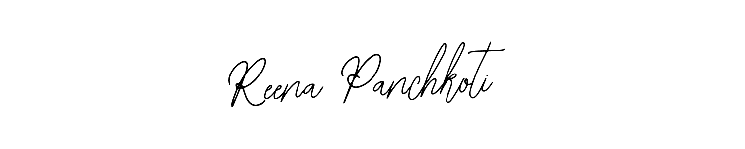 Also we have Reena Panchkoti name is the best signature style. Create professional handwritten signature collection using Bearetta-2O07w autograph style. Reena Panchkoti signature style 12 images and pictures png