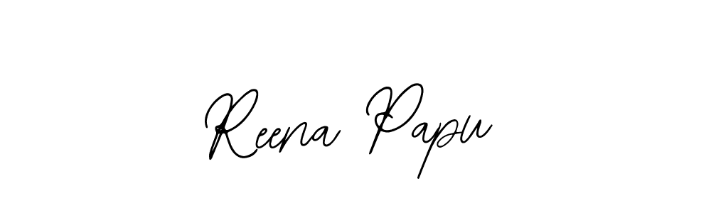 It looks lik you need a new signature style for name Reena Papu. Design unique handwritten (Bearetta-2O07w) signature with our free signature maker in just a few clicks. Reena Papu signature style 12 images and pictures png