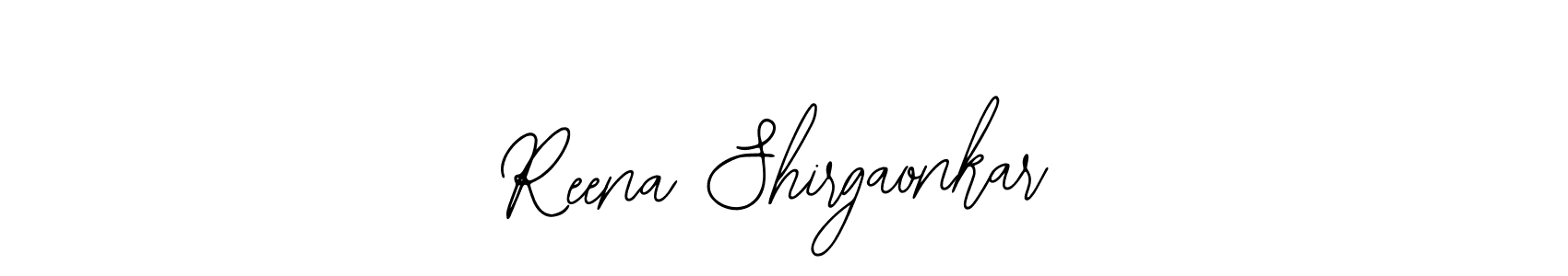 It looks lik you need a new signature style for name Reena Shirgaonkar. Design unique handwritten (Bearetta-2O07w) signature with our free signature maker in just a few clicks. Reena Shirgaonkar signature style 12 images and pictures png