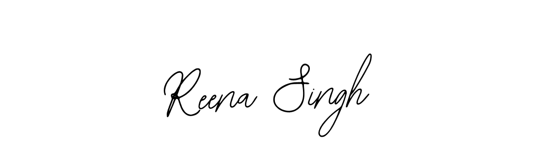 How to make Reena Singh name signature. Use Bearetta-2O07w style for creating short signs online. This is the latest handwritten sign. Reena Singh signature style 12 images and pictures png