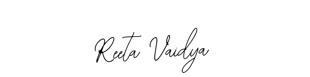 The best way (Bearetta-2O07w) to make a short signature is to pick only two or three words in your name. The name Reeta Vaidya include a total of six letters. For converting this name. Reeta Vaidya signature style 12 images and pictures png