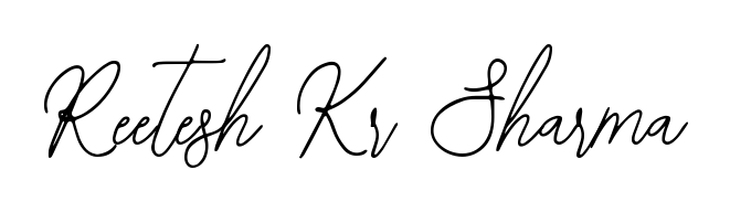 The Bearetta-2O07w typeface gives name Reetesh Kr Sharma a refined look. Suitable for certificates, diplomas, and official verification. Reetesh Kr Sharma signature style 12 images and pictures png
