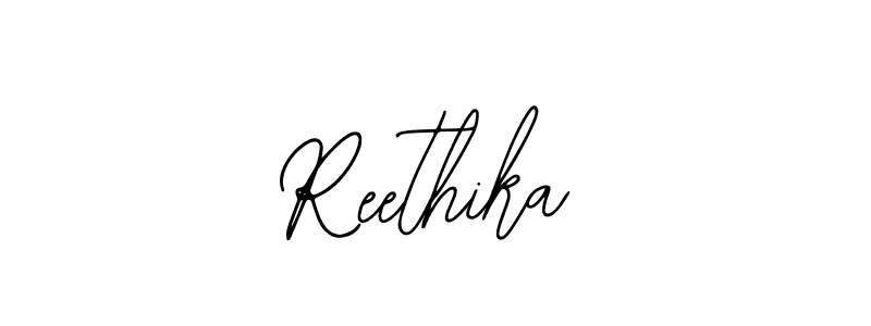 if you are searching for the best signature style for your name Reethika. so please give up your signature search. here we have designed multiple signature styles  using Bearetta-2O07w. Reethika signature style 12 images and pictures png