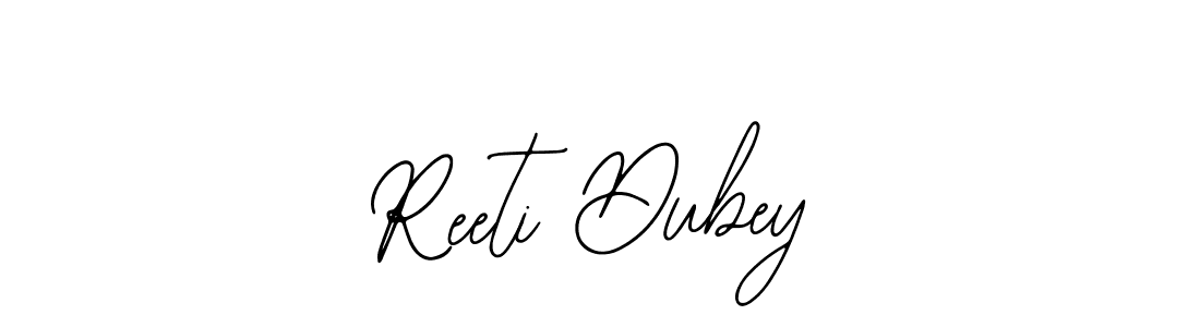 You should practise on your own different ways (Bearetta-2O07w) to write your name (Reeti Dubey) in signature. don't let someone else do it for you. Reeti Dubey signature style 12 images and pictures png