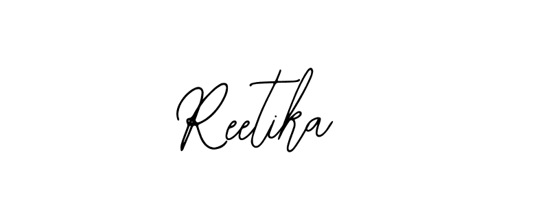 The best way (Bearetta-2O07w) to make a short signature is to pick only two or three words in your name. The name Reetika  include a total of six letters. For converting this name. Reetika  signature style 12 images and pictures png