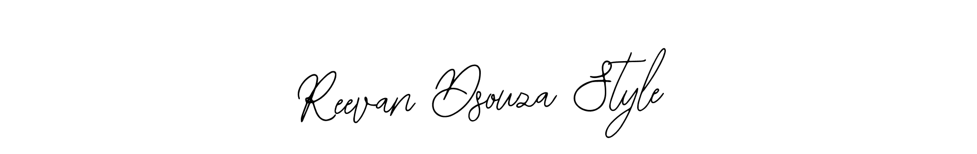 How to make Reevan Dsouza Style name signature. Use Bearetta-2O07w style for creating short signs online. This is the latest handwritten sign. Reevan Dsouza Style signature style 12 images and pictures png