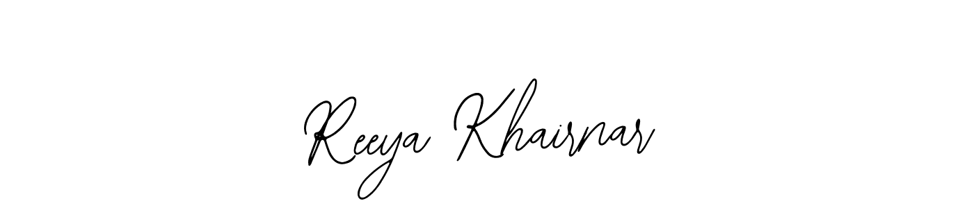 Make a beautiful signature design for name Reeya Khairnar. Use this online signature maker to create a handwritten signature for free. Reeya Khairnar signature style 12 images and pictures png