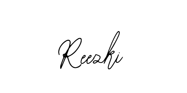 How to make Reezki name signature. Use Bearetta-2O07w style for creating short signs online. This is the latest handwritten sign. Reezki signature style 12 images and pictures png