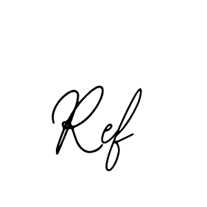 Design your own signature with our free online signature maker. With this signature software, you can create a handwritten (Bearetta-2O07w) signature for name Ref. Ref signature style 12 images and pictures png