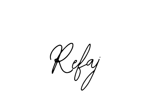 Make a beautiful signature design for name Refaj. With this signature (Bearetta-2O07w) style, you can create a handwritten signature for free. Refaj signature style 12 images and pictures png