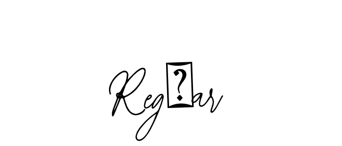 You should practise on your own different ways (Bearetta-2O07w) to write your name (Regبar) in signature. don't let someone else do it for you. Regبar signature style 12 images and pictures png