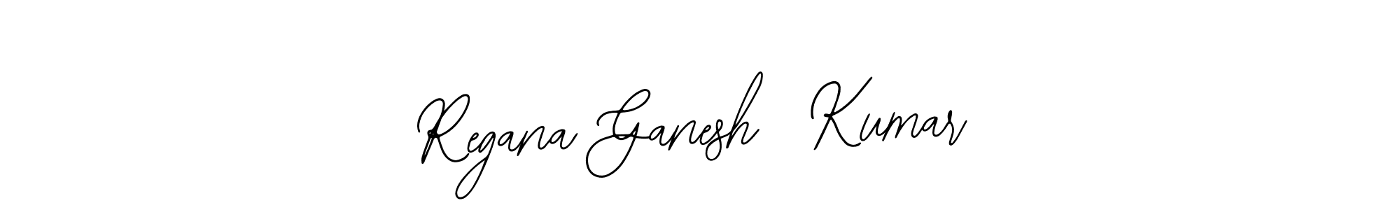 Make a beautiful signature design for name Regana Ganesh  Kumar. With this signature (Bearetta-2O07w) style, you can create a handwritten signature for free. Regana Ganesh  Kumar signature style 12 images and pictures png