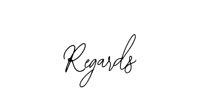 Create a beautiful signature design for name Regards. With this signature (Bearetta-2O07w) fonts, you can make a handwritten signature for free. Regards signature style 12 images and pictures png