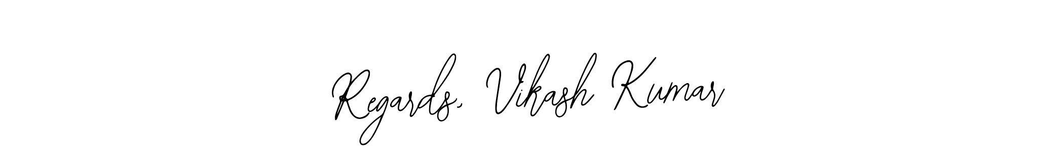 It looks lik you need a new signature style for name Regards, Vikash Kumar. Design unique handwritten (Bearetta-2O07w) signature with our free signature maker in just a few clicks. Regards, Vikash Kumar signature style 12 images and pictures png