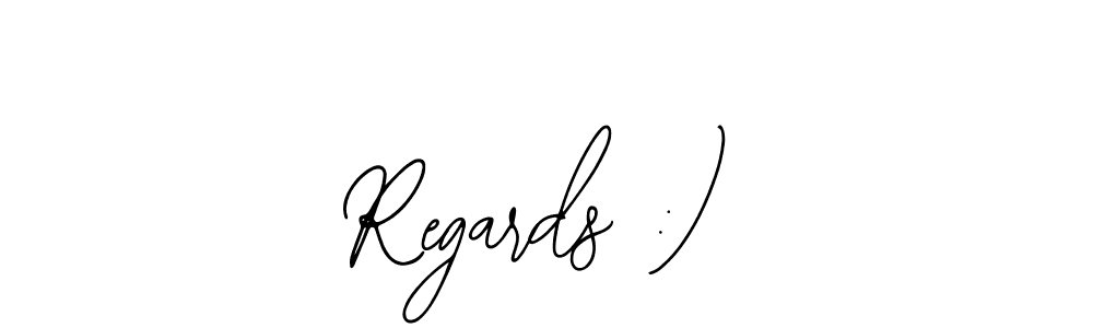 Make a beautiful signature design for name Regards :). With this signature (Bearetta-2O07w) style, you can create a handwritten signature for free. Regards :) signature style 12 images and pictures png