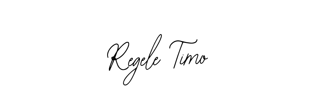 You should practise on your own different ways (Bearetta-2O07w) to write your name (Regele Timo) in signature. don't let someone else do it for you. Regele Timo signature style 12 images and pictures png