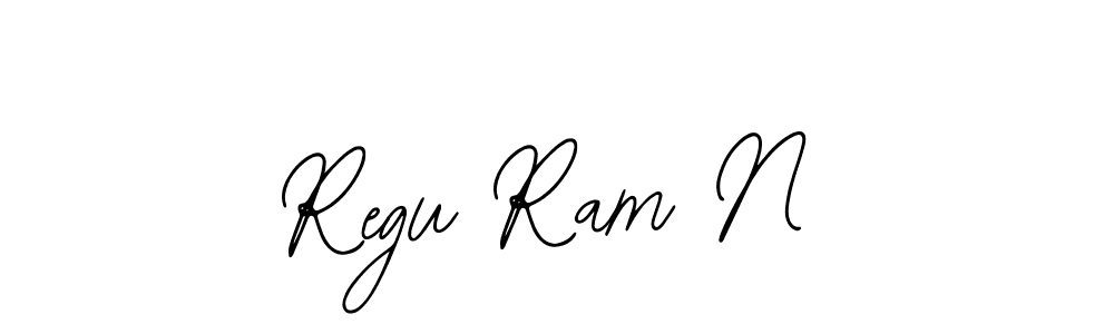 The best way (Bearetta-2O07w) to make a short signature is to pick only two or three words in your name. The name Regu Ram N include a total of six letters. For converting this name. Regu Ram N signature style 12 images and pictures png