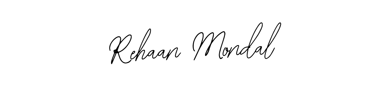 Similarly Bearetta-2O07w is the best handwritten signature design. Signature creator online .You can use it as an online autograph creator for name Rehaan Mondal. Rehaan Mondal signature style 12 images and pictures png