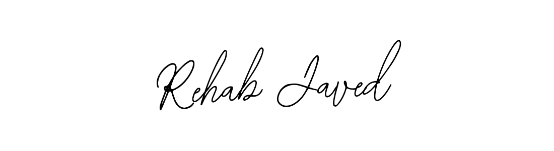 Rehab Javed stylish signature style. Best Handwritten Sign (Bearetta-2O07w) for my name. Handwritten Signature Collection Ideas for my name Rehab Javed. Rehab Javed signature style 12 images and pictures png