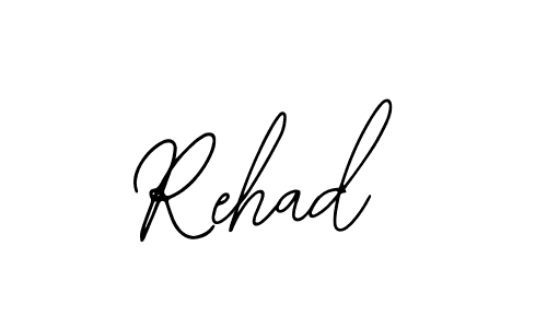 if you are searching for the best signature style for your name Rehad. so please give up your signature search. here we have designed multiple signature styles  using Bearetta-2O07w. Rehad signature style 12 images and pictures png