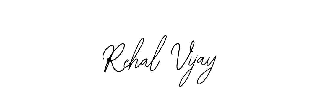 if you are searching for the best signature style for your name Rehal Vijay. so please give up your signature search. here we have designed multiple signature styles  using Bearetta-2O07w. Rehal Vijay signature style 12 images and pictures png