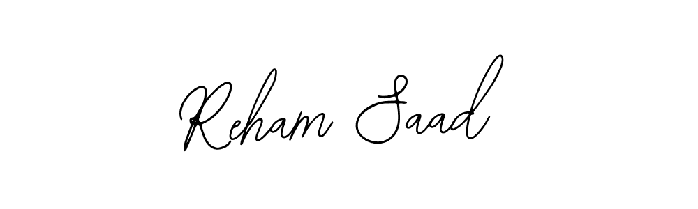 Also You can easily find your signature by using the search form. We will create Reham Saad name handwritten signature images for you free of cost using Bearetta-2O07w sign style. Reham Saad signature style 12 images and pictures png